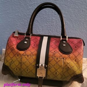 SOLD Rare L.a.m.b. Rasta Ombre Speedy Bag